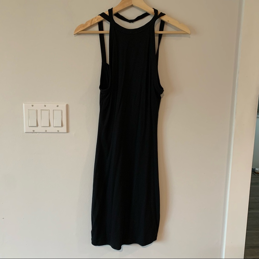 Garage Black Dress Women’s Small S Strap Over Lay Y2K Beach